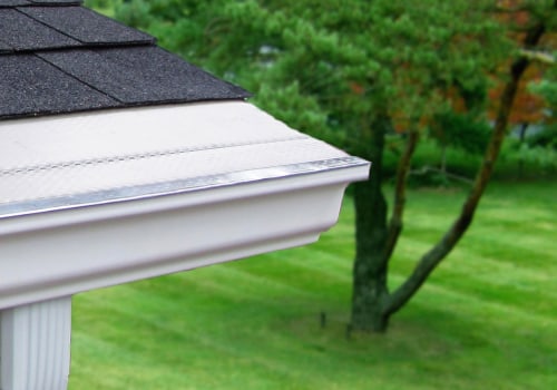 How do you keep rain from getting on your gutters?